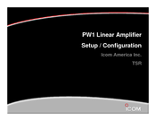 Icom PW1 Setup / Configuration