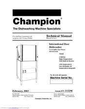 Champion I-DHM4 Technical Manual