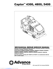 Advance Acoustic Captor 4800 Service Manual
