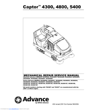 Advance Acoustic Captor 5400 Service Manual