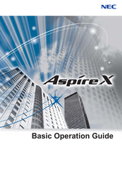 Nec AspireX Operation Manual