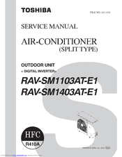 Toshiba RAV-SM1103AT-E1 Service Manual