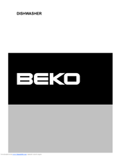 Beko dishwasher User Manual
