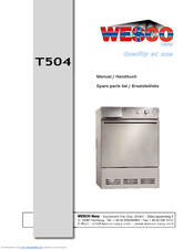 Wesco T504 Manual Spare Parts List