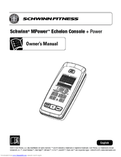 Schwinn Echelon Console Manuals 