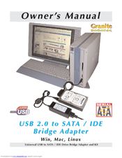 Granite Digital USB 2.0 to SATA/IDE Owner's Manual