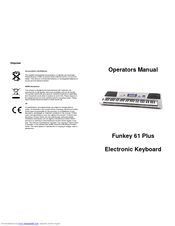 Funkey 61 Plus Operator's Manual