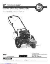 DR PRO-XL Safety & Operating Instructions Manual