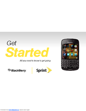 Blackberry Sprint Q10 Get Started