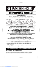 Black decker HT018 Manuals ManualsLib