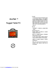 Acura Embedded ACUBRITE Manual