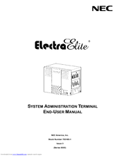 Nec Electra Elite User Manual