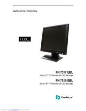 EverFocus FH 7519 EBL Installation & Operation Manual