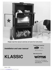 Wittus Klassic Installation And User Manual