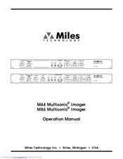 Miles Technology Multisonic M86 Operation Manual