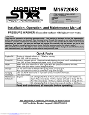 North Star M157206S Installation, Operation And Maintenance Manual