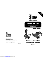 Brave VH9934 Owner/Operator And Safety Manual