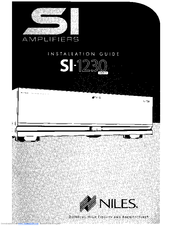 Niles SI-1230 Series 2 Manuals | ManualsLib