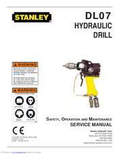 Stanley DL0755001 Operation And Service Manual