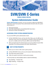 Samsung SVMi-4E System Administrator Manual
