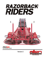allen Razorback Riders Professional 900 NOL SFC 25KO W/O SPRAY Operation Manual