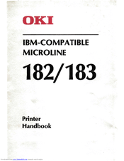Oki Microline 182 Handbook