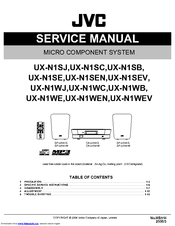 JVC UX-N1SJ Service Manual