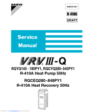 Daikin VRV III-Q RQCEQ848PY1 Service Manual