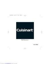 Cuisinart DLC1SSRU User Manual