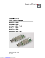 Dresden Elektronik deRFusb-13E00 User Manual