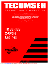 Tecumseh TCH200 - Technician's Handbook