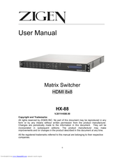 Zigen HX-88 User Manual