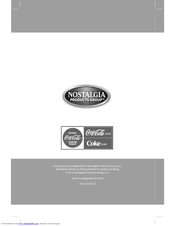 Nostalgia Electrics CRF170COKE Instruction Manual