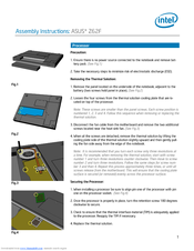 Asus Z62F Assembly Instructions Manual