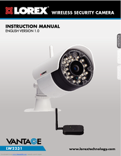 Lorex Vantage LW2231 Instruction Manual