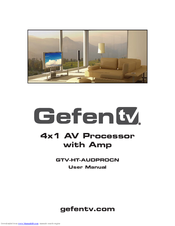 GefenTV GTV-HT-AUDPROCN User Manual