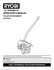 Ryobi AQTT03A Operator's Manual