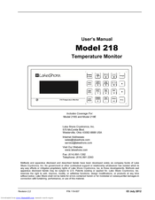 Lake Shore 218E User Manual