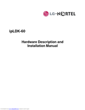 LG-Nortel ipLDK-60 Installation Manual