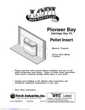 Lopi Pioneer Bay Installation And Use Manual