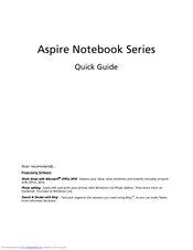 Acer Aspire Notebook Series Quick Manual