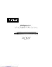 DVDO Quick6r User Manual