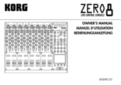 Korg Digital Mixer ZERO8 Owner's Manual