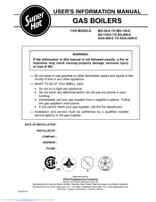 Super hot SG-495-E User's Information Manual