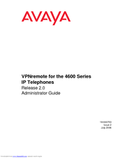 Avaya VPNremote Administrator's Manual