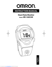 Omron HR-100CAN Instruction Manual