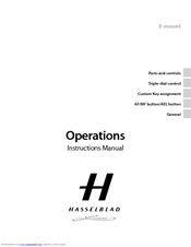 Hasselblad E-mount Instruction Manual