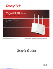 Draytek Vigor2110 Series User Manual