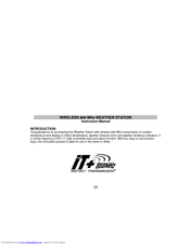 Instant Transmission WIRELESS 868 MHz Instruction Manual