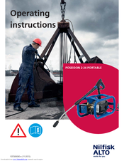 Nilfisk Alto POSEIDON 2-26 PORTABLE Operating Instructions Manual